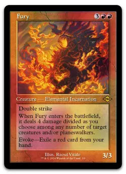 Fury (Retro Frame) #10 (Foil) (NM) Modern Horizons 2 MH2 Magic MTG - Image 1