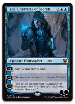 Jace, Unraveler of Secrets #70 (NM) Innistrad Remastered INR Magic MTG - Image 1