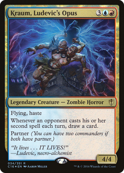 Kraum, Ludevic's Opus #34 (Foil) (MP) Commander 2016 C16 Magic MTG - Image 1