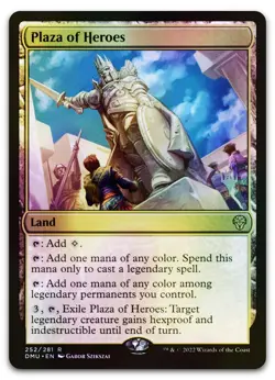Plaza of Heroes #252 (Foil) (NM) Dominaria United PPDMU Magic MTG - Image 1