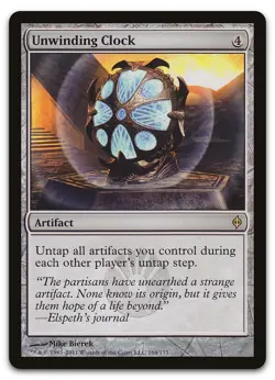 Unwinding Clock #164 (NM) New Phyrexia NPH Magic MTG - Image 1