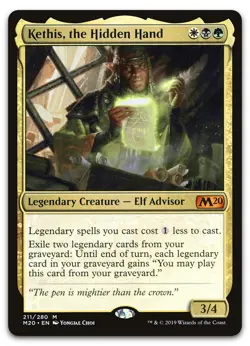 Kethis, the Hidden Hand #211 (LP) Core Set 2020 M20 Magic MTG - Image 1