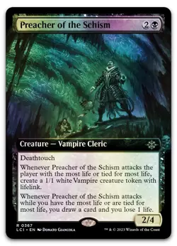 Preacher of the Schism (Extended Art) #367 (Foil) NM Lost Caverns of Ixalan - Image 1