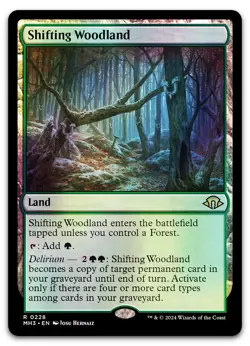 Shifting Woodland #228 (Foil) (NM) Modern Horizons 3 MH3 Magic MTG - Image 1
