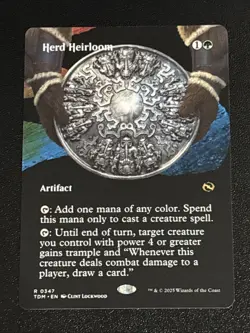 MTG Tarkir: Dragonstorm Herd Heirloom Borderless 0347 NM Rare - Image 1