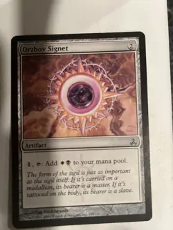 Orzhov Signet - Guildpact - Magic the Gathering MTG Nice! - Image 1