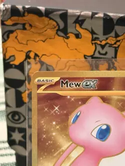 Mew ex 205/165 Pokemon TCG Sv: Scarlet & Violet 151 Hyper Rare Full Art NM - Image 3