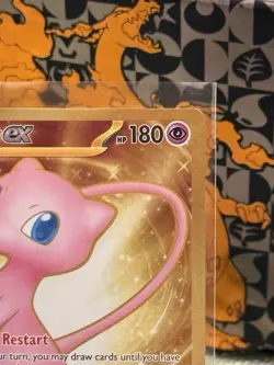 Mew ex 205/165 Pokemon TCG Sv: Scarlet & Violet 151 Hyper Rare Full Art NM - Image 4