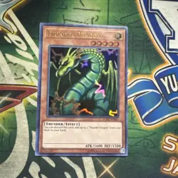Yugioh! Thunder Dragon LCKC-EN067 Ultra Rare Unlimited NM - Image 1