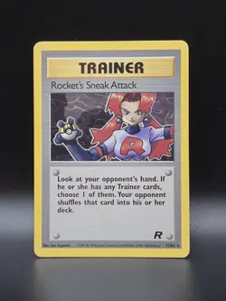 Pokemon Rocket's Sneak Attack 72/82 Non-Holo Card Team Rocket Set - Image 1