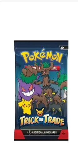 5 x Pokemon Trick Or Trade 2024 Booster Packs Halloween - 15 cards total - Image 1