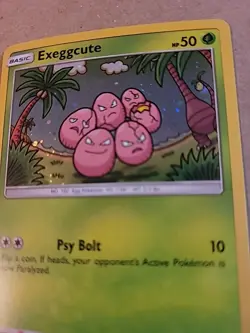 Exeggcute SM119 Promo Holo Pokemon Card Sun & Moon - Image 2