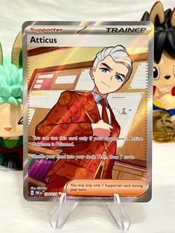 Atticus - 134/131 - Prismatic Evolutions Full Art Trainer - Pokemon Card - Image 1