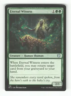 Eternal Witness U Commander: Innistrad: Midnight Hunt 138 LP Normal MTG - Image 1