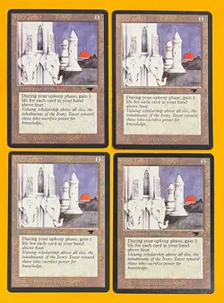 MTG IVORY TOWER (x 4) Antiquities (OldManMTG 007-637) - Image 1