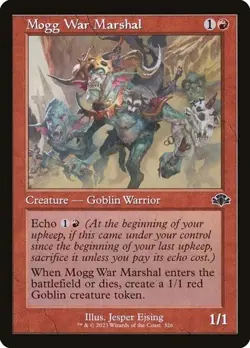 2x Mogg War Marshal - Retro Frame Dominaria Remastered NM MTG - Image 1