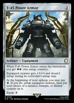2x T-45 Power Armor PIP NM MTG - Image 1