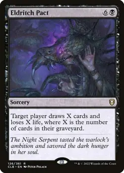 2x Eldritch Pact - Foil CLB NM MTG - Image 1