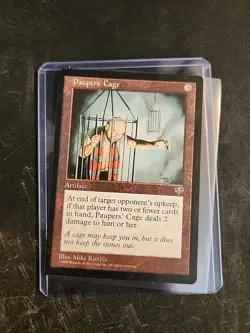 Paupers' Cage - Mirage - MTG Magic - Artifact - Image 1