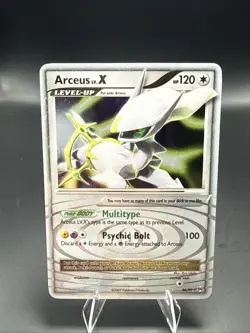 Pokemon TCG Arceus LV.X 96/99 Platinum Holo Rare Card - Image 2