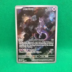 Mewtwo 052 Illustration Rare Scarlet & Violet Black Star Promo Pokemon TCG NM - Image 1