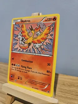 Pokemon TCG Moltres Fates Collide 9/124 Regular Rare NM - Image 4