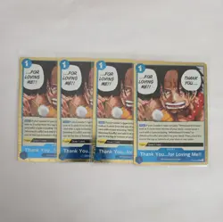 Thank You For Loving Me R OP08-053 -One Piece CCG Playset Foil Mint QckShip - Image 1