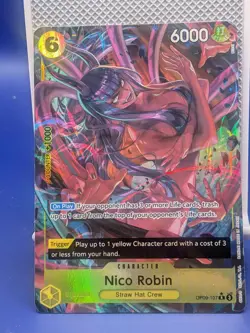 One Piece TCG Nico Robin OP09-107 Alternate Art English - Image 1