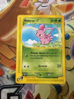 Nidoran - 96/147 - Common - Aquapolis - Pokemon Card - NM - Image 1
