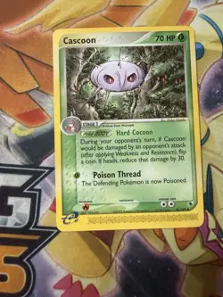 Cascoon 26/109 2003 EX Ruby & Sapphire Pokemon Card e-Reader Uncommon - Nm - Image 1