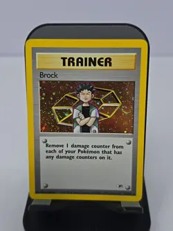 Brock 15/132 - Gym Heroes - Pokemon Card TCG Holo Swirl - Image 2