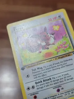Pokemon Card Eevee Jungle 1st Edition Set Common 51/64 PL - Image 5