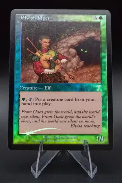 Elvish Piper: 2001 Magic the Gathering - 7th Edition Foil - Image 1