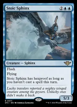 2x Stoic Sphinx - Foil OTJ NM MTG - Image 1
