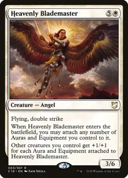 2x Heavenly Blademaster Commander 2018 LP MTG - Image 1