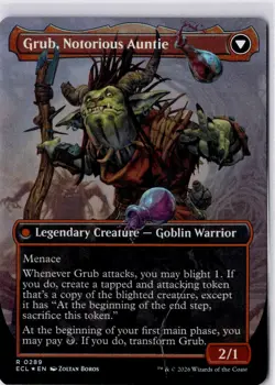 Grub, Storied Matriarch (Borderless) Lorwyn Eclipsed Foil NM R 0289 - Image 2