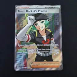 Pokemon Team Rocket’s Proton 227/182 Full Art Trainer DRI Destined Rivals NM/M - Image 1