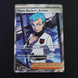 Team Rocket’s Archer 223/182 Full Art Trainer DRI Destined Rivals NM/M Pokemon - Image 1