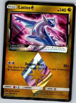 Latios Prism Star 108/168 SM - Celestial Storm - Pokemon Card - NM - Image 1