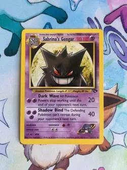 Sabrina's Gengar 29/132 Rare Gym Challenge Pokemon Lightly Played Pokemon Card - Image 1