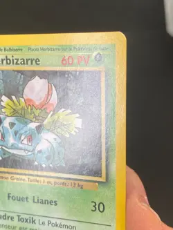 CARTE POKEMON HERBIZARRE 30/102 EDITION 1 FR SET DE BASE PEU COMMUNE - NM+ - Image 4