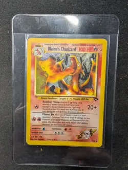 Pokemon Blaine's Charizard 2/132 Holo Gym Challenge - Image 2