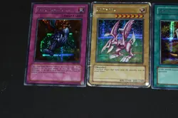 Yugioh Card Lot LP-DMG Secret Rare Seiyaryu, Salamandra, Acid Trap Hole DDS - Image 2
