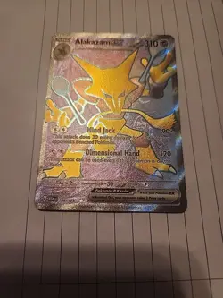 Pokemon Card Alakazam ex 188/165 Ultra Rare Scarlet & Violet 151 Near Mint - Image 2