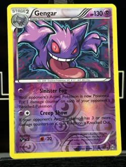 Gengar 60/162 Reverse Holo Rare XY - BREAKthrough Pokemon Card - Image 3