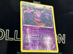Gengar 60/162 Reverse Holo Rare XY - BREAKthrough Pokemon Card - Image 4