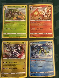Pokemon Card COSTCO EXCLUSIVE Cosmos Holo Rillaboom Dialga Inteleon Cinderace - Image 1