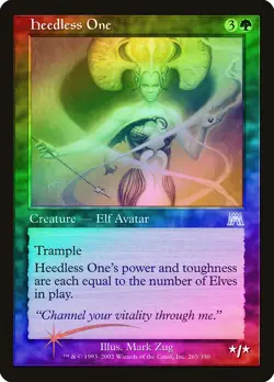 Heedless One FOIL Onslaught NM Green Uncommon MAGIC GATHERING CARD ABUGames - Image 1