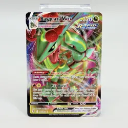 Pokemon TCG Rayquaza VMAX Full Art Ultra Rare 111/203 Evolving Skies NM Card - Image 1