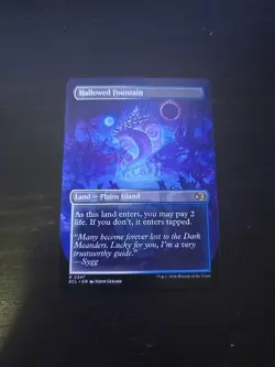 Hallowed Fountain MTG Lorwyn Eclipsed #R 0347 Rare Borderless Dual Sided Land - Image 1